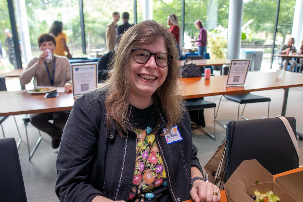  Former DAY co-chair Tracy MacMath, who designed the new DAY logo and wordmark. 